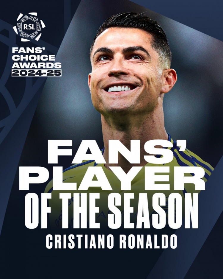 百家乐平台-官方：C罗当选2024-2025赛季沙特联赛球迷票选最佳球员